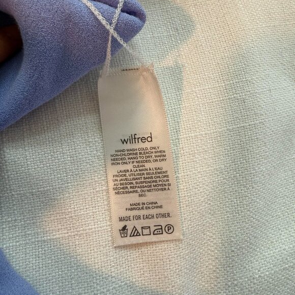 ARITZIA wilfred - Purple Long sleeve Dress (Size 4) - Picture 6 of 6